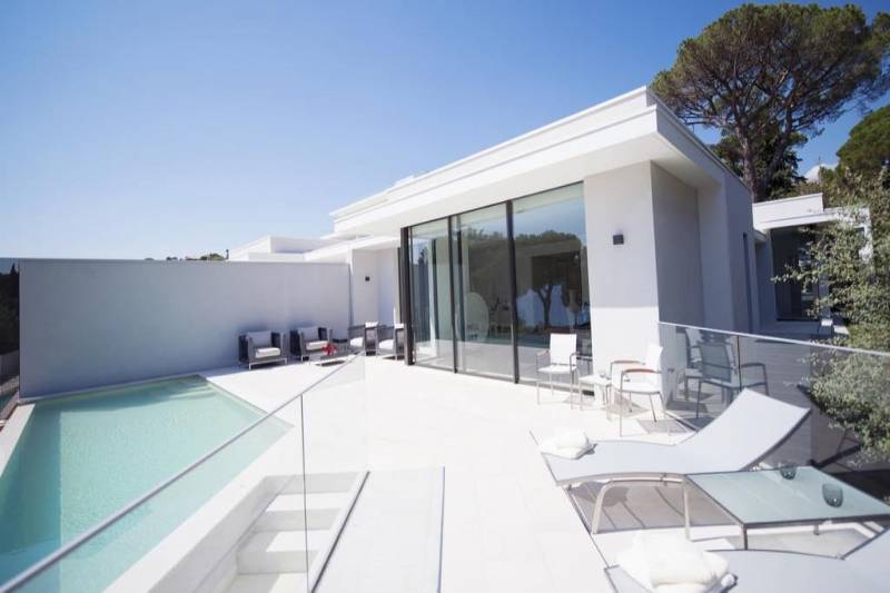 Villa sur le toit Sainte Maxime la Croisette Vue mer panoramique