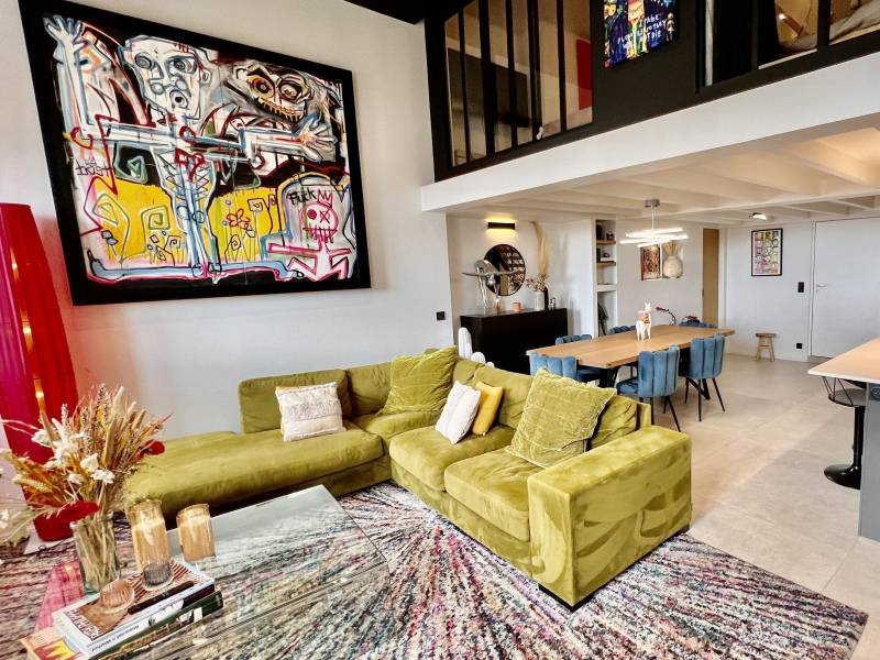 Loft avec 2 chambres face au port à Sainte Maxime  vue mer panoramique