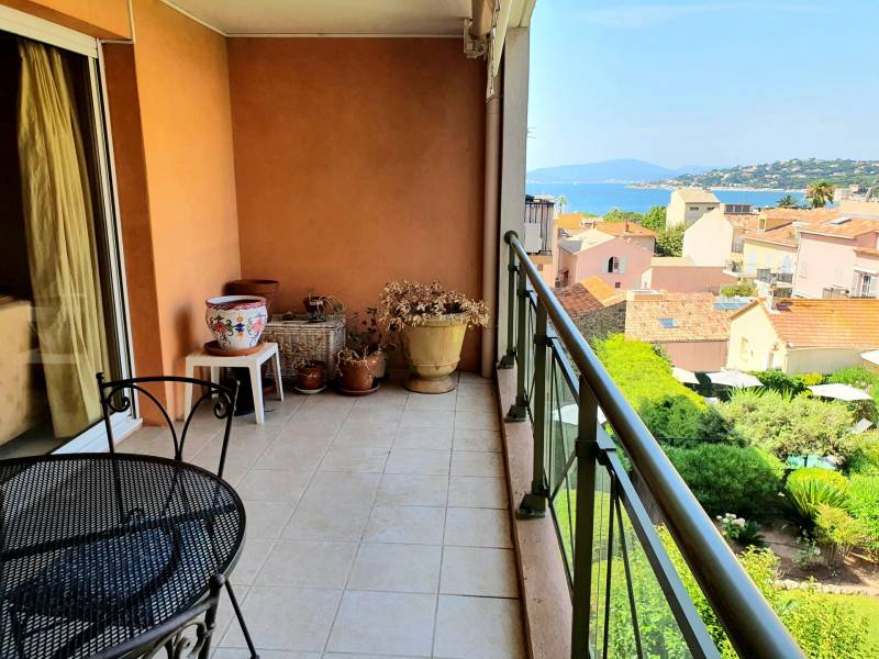 Appartement 3 chambres vue mer Sainte Maxime var, en plein centre ville avec garage